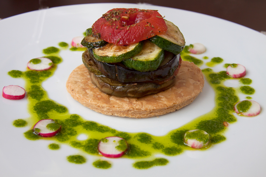Grilled Zucchini, Domaine Cazes Roussillon, :  : Christopher Davies Photography