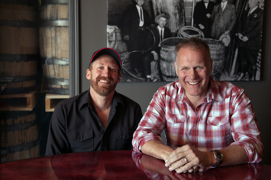 Vapor Distillery owners Ted Palmer and Alastair Brogan :  : Christopher Davies Photography