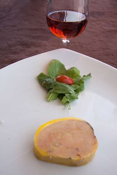 Foie Gras and VDN wine at The Don Quixote restaurant Canet-en-Roussillon - FRANCE :  : Christopher Davies Photography