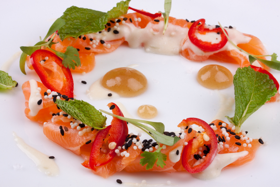 Smoked Salmon Salat at The Populist, Denver, CO :  : Christopher Davies Photography