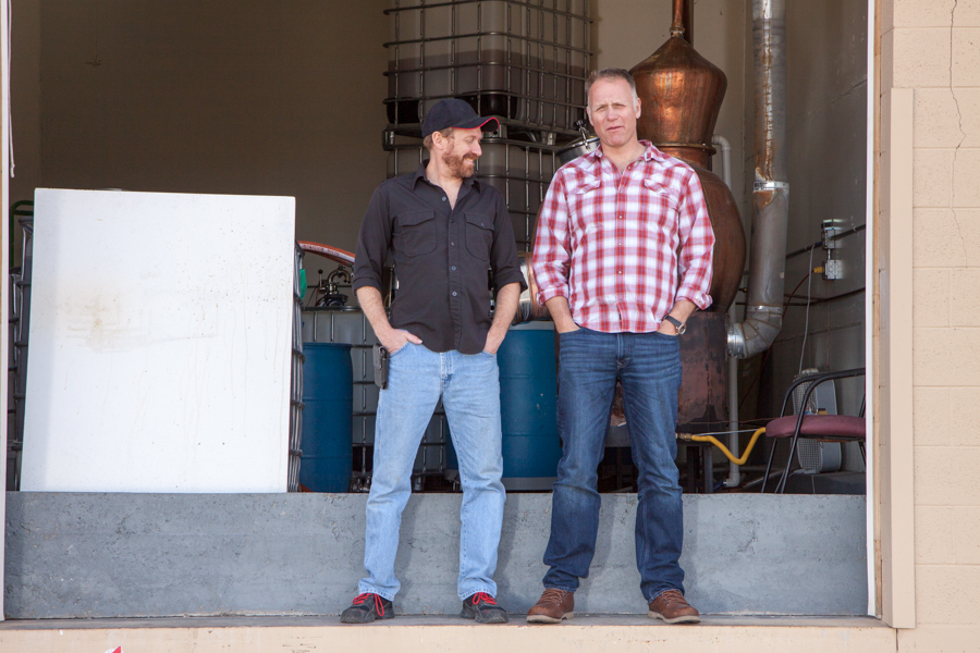 Vapor Distillery owners Ted Palmer and Alastair Brogan.  :  : Christopher Davies Photography